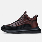 Urban Edge Leather-Look Sneakers