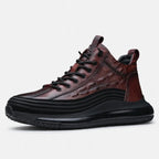 Urban Edge Leather-Look Sneakers