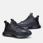 Urban Edge Leather-Look Sneakers