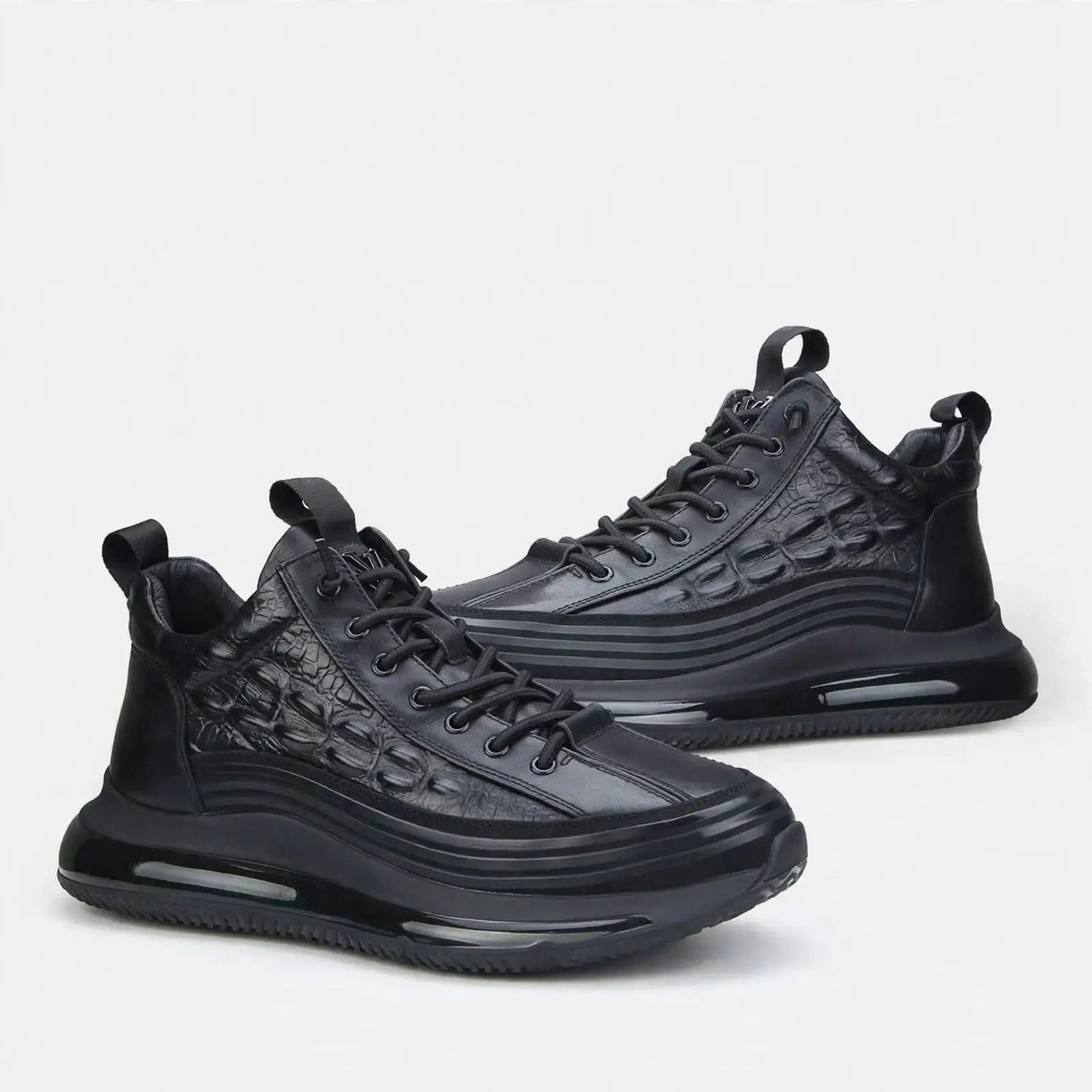 Urban Edge Leather-Look Sneakers