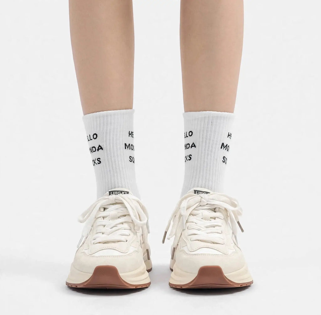Aero Stride Platform Sneakers