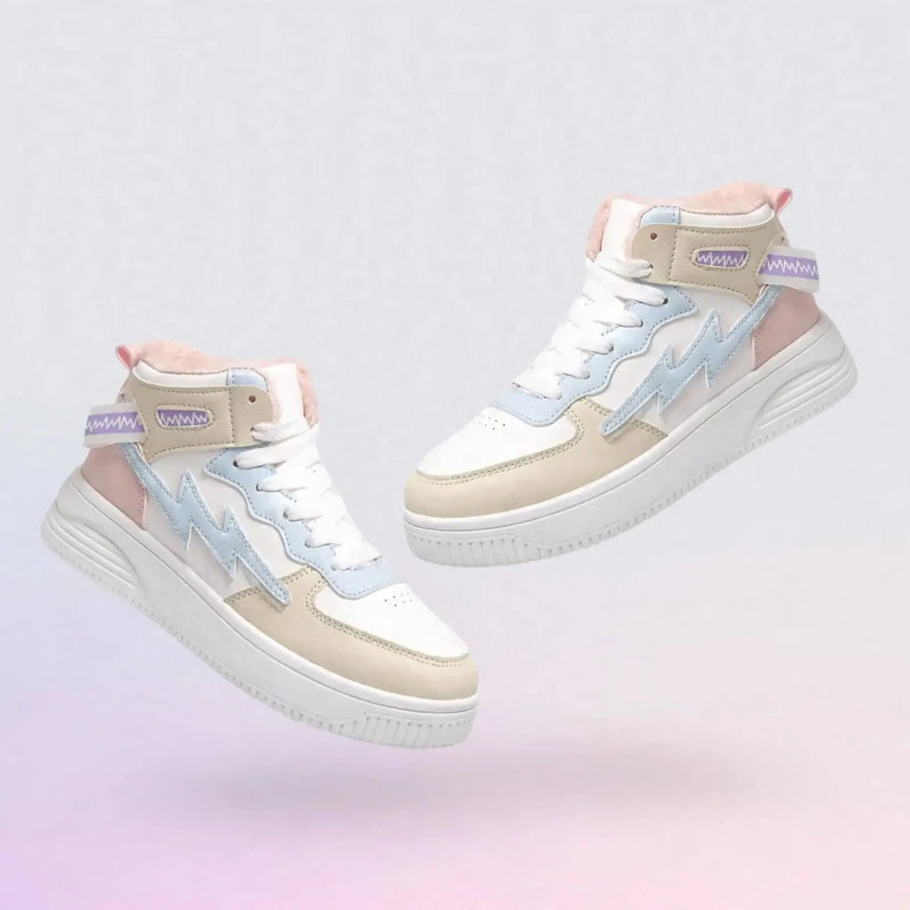 Women's Frost Glow Winter Sneakers – Pastel Pink