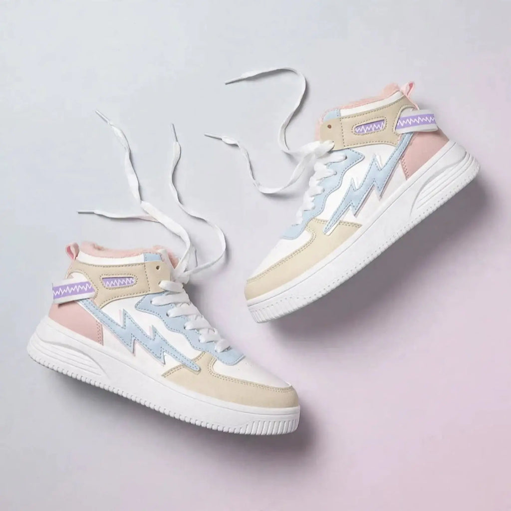 Women's Frost Glow Winter Sneakers – Pastel Pink