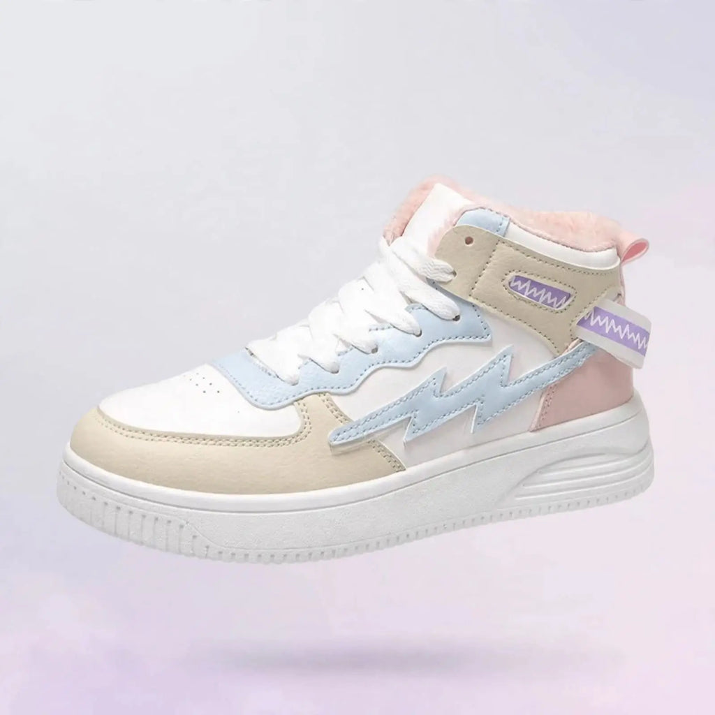 Women's Frost Glow Winter Sneakers – Pastel Pink