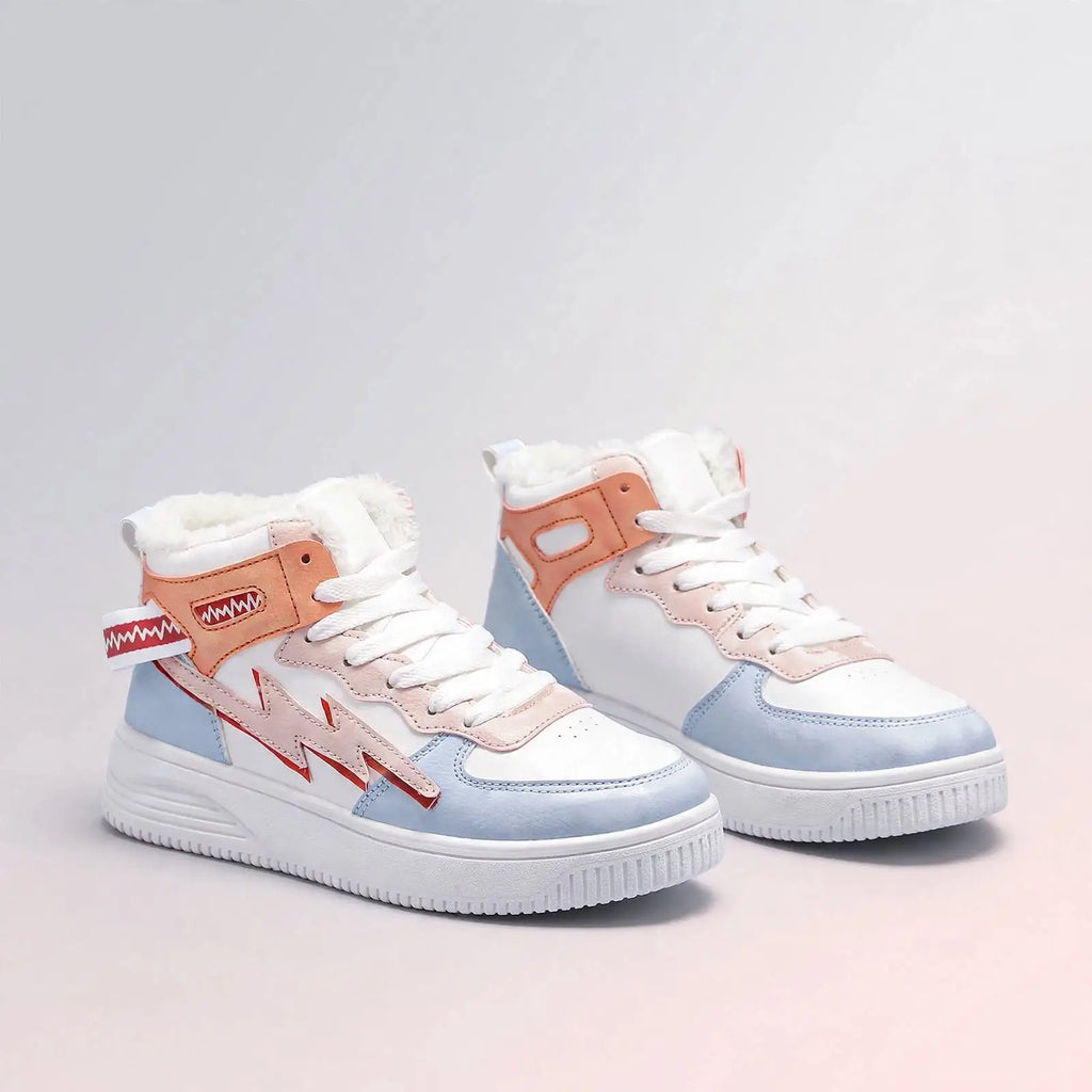 Women's Frost Glow Winter Sneakers – Pastel Pink
