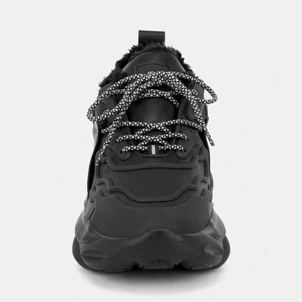 Onyx Trail Velvet-Lined Chunky Sneakers