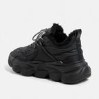 Onyx Trail Velvet-Lined Chunky Sneakers