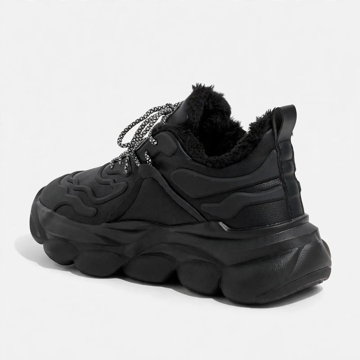 Onyx Trail Velvet-Lined Chunky Sneakers
