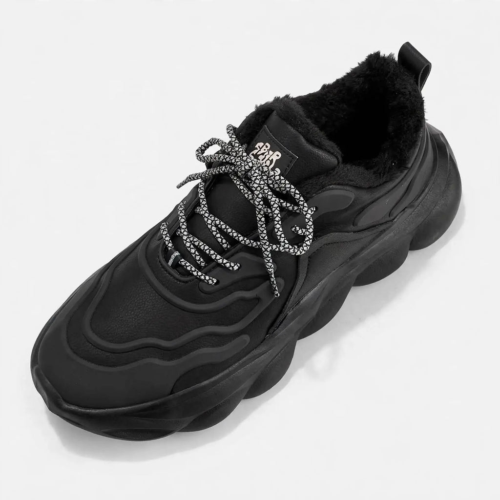 Onyx Trail Velvet-Lined Chunky Sneakers