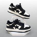 Starline Retro Sneakers – Black & White