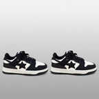 Starline Retro Sneakers – Black & White
