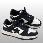 Starline Retro Sneakers – Black & White