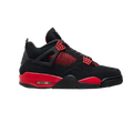 Joe 4 Retro Court Sneakers – Black & Red - Unisex
