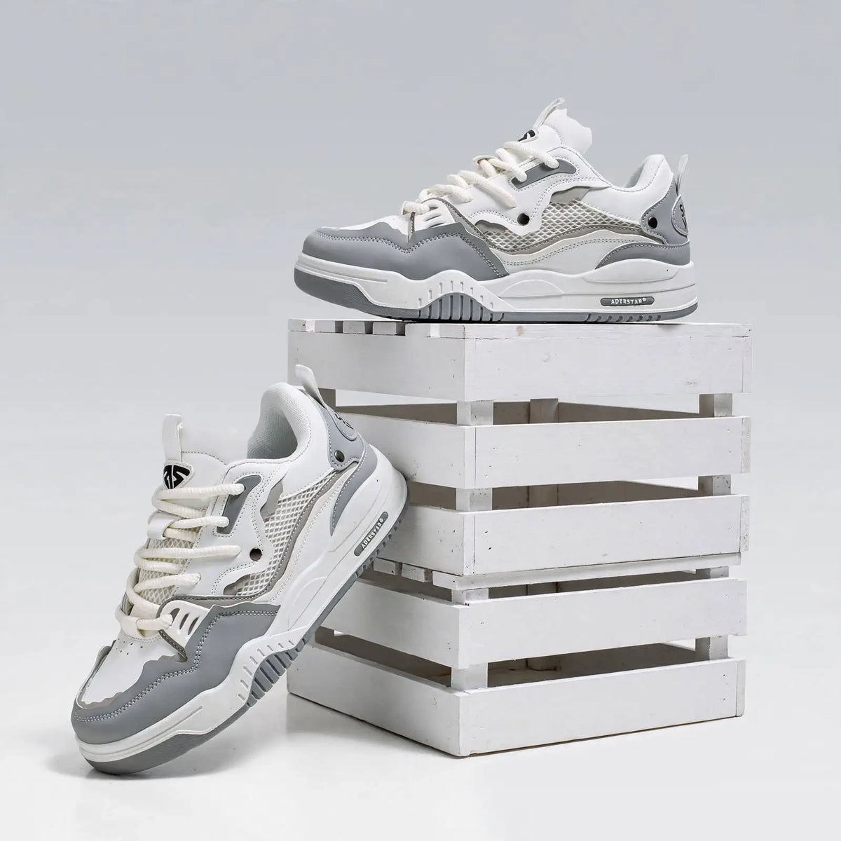 Men's Retro Chunky Sneakers – Color block Streetwear Shoes