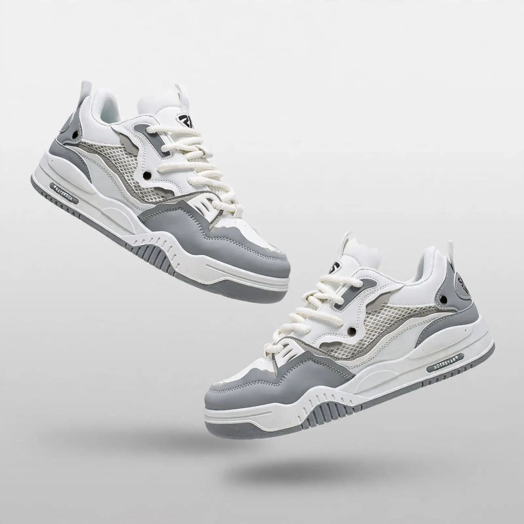 Men's Retro Chunky Sneakers – Color block Streetwear Shoes