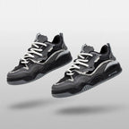 Men's Retro Chunky Sneakers – Color block Streetwear Shoes
