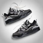 Men's Retro Chunky Sneakers – Color block Streetwear Shoes
