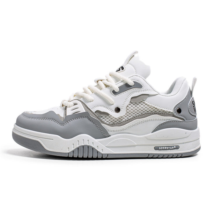 Men's Retro Chunky Sneakers – Color block Streetwear Shoes