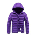 Men’s Slim-Fit Lightweight Hooded Puffer Jacket