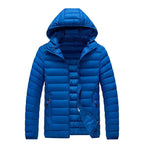 Men’s Slim-Fit Lightweight Hooded Puffer Jacket