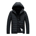 Men’s Slim-Fit Lightweight Hooded Puffer Jacket