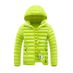 Men’s Slim-Fit Lightweight Hooded Puffer Jacket