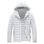 Men’s Slim-Fit Lightweight Hooded Puffer Jacket