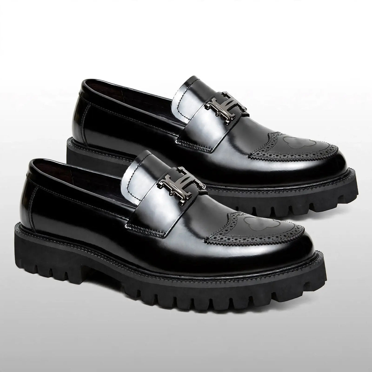 Men's Premium Leather Chunky Sole Loafers