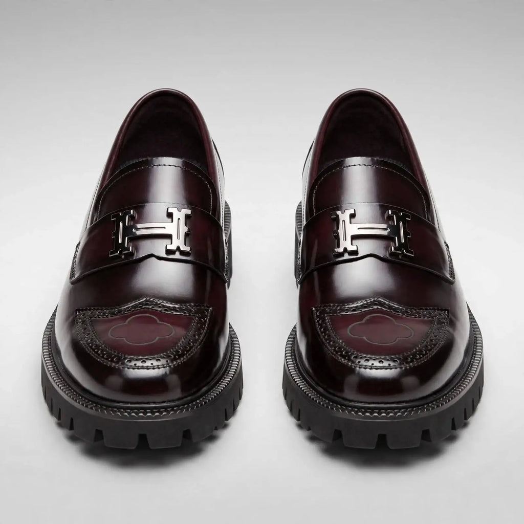 Men's Premium Leather Chunky Sole Loafers
