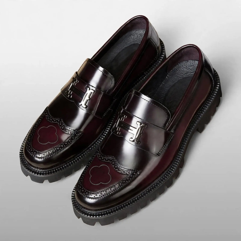 Men's Premium Leather Chunky Sole Loafers