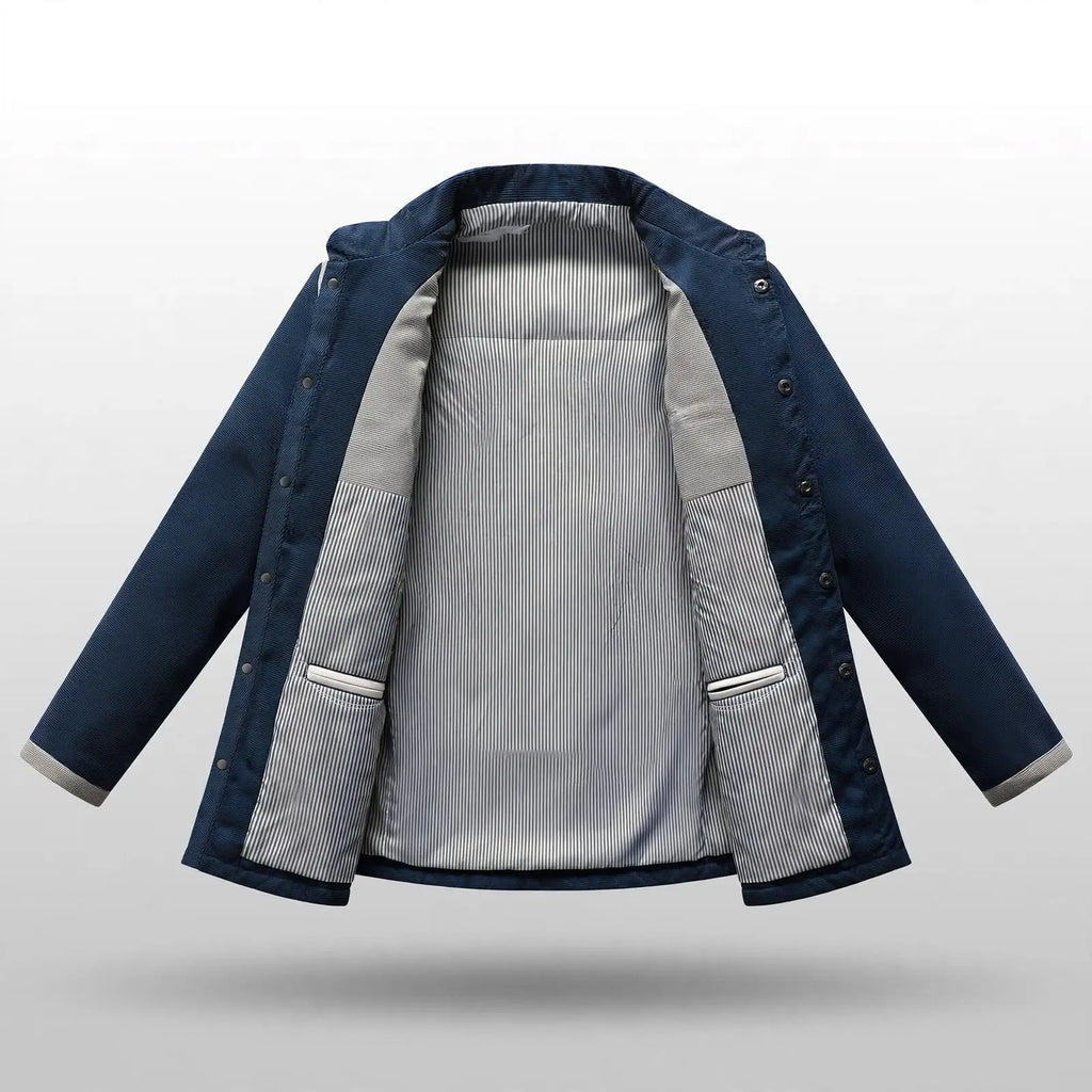 Heritage Quilt Men's Stand-Collar Jacket