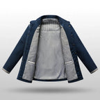 Heritage Quilt Men's Stand-Collar Jacket