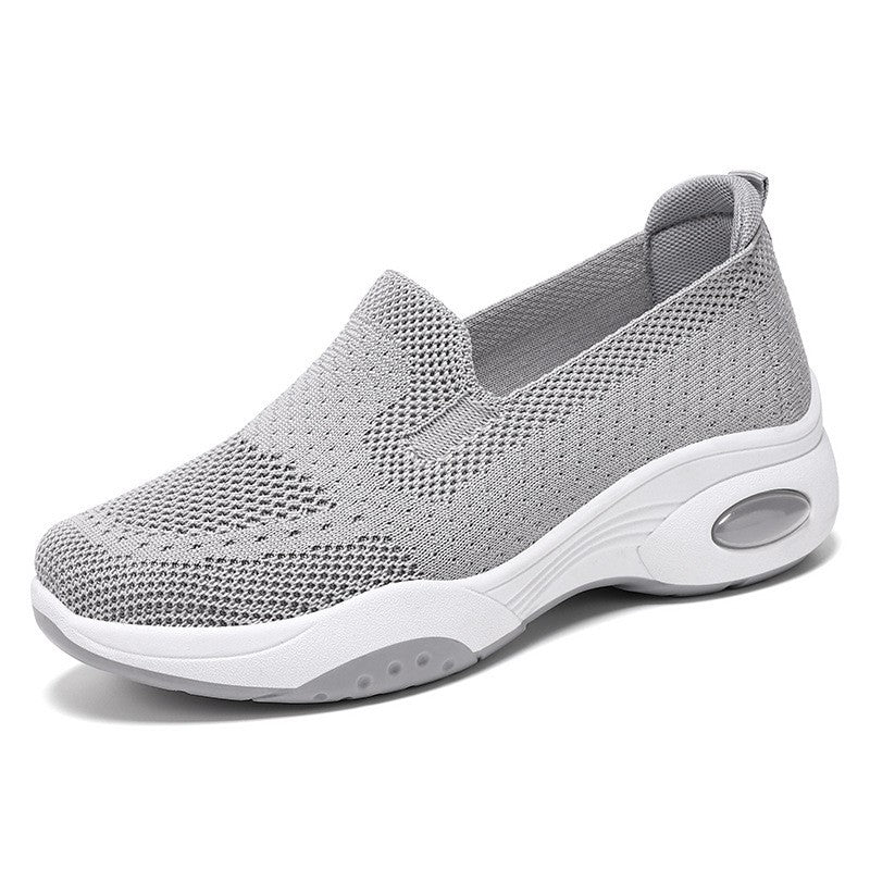 Thick-soled Woven Fly Shoes