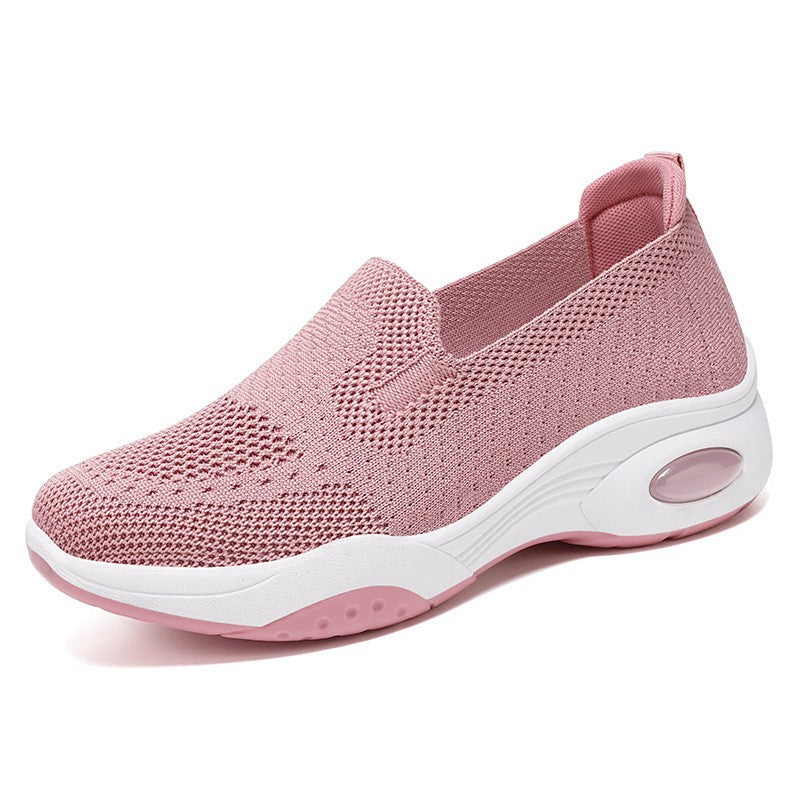 Thick-soled Woven Fly Shoes