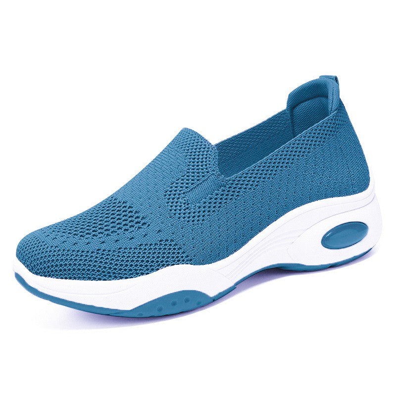 Thick-soled Woven Fly Shoes