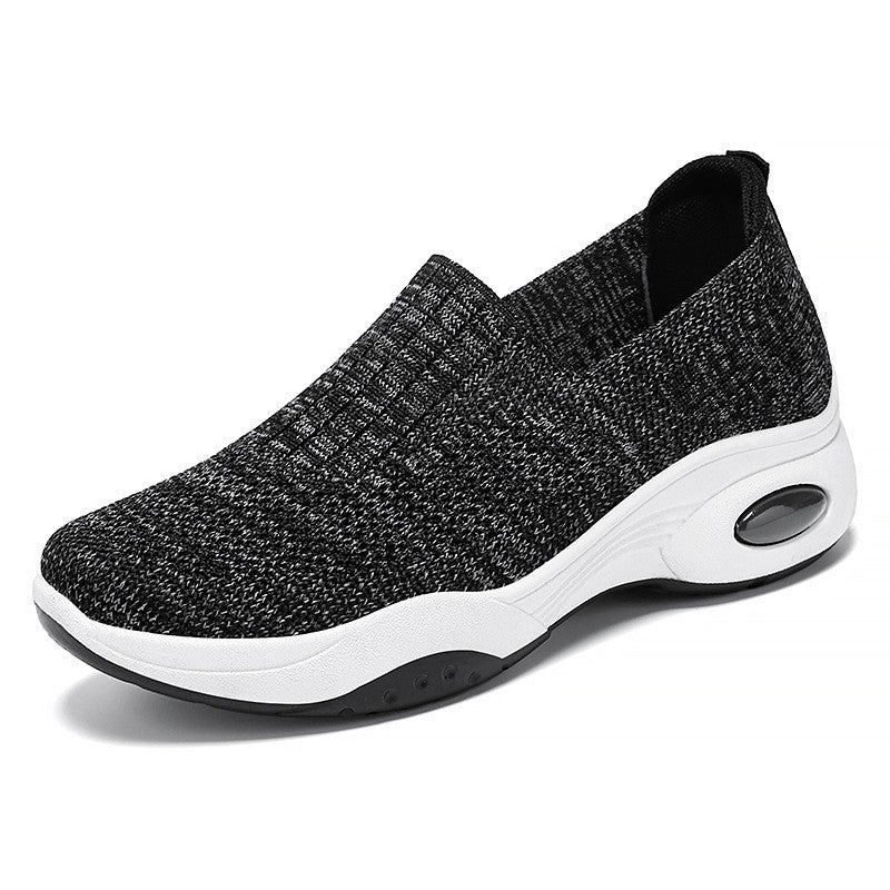 Thick-soled Woven Fly Shoes