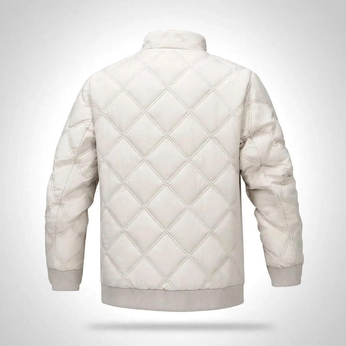Diamond Lux Men's Fleece-Lined Quilted Jacket
