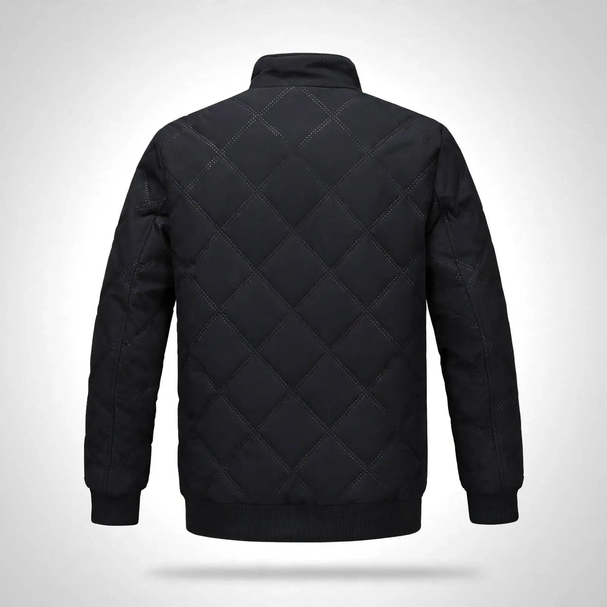 Diamond Lux Men's Fleece-Lined Quilted Jacket