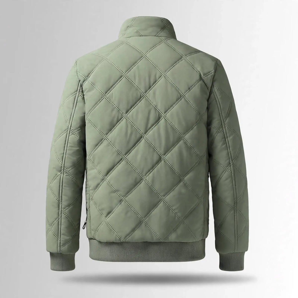 Diamond Lux Men's Fleece-Lined Quilted Jacket