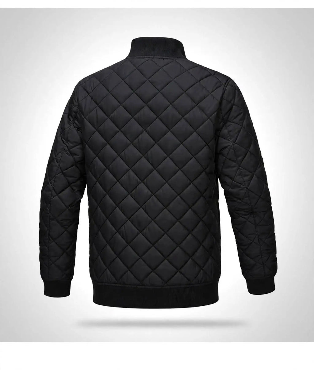 Fros Quilt Men's Fleece-Lined Quilted Jacket