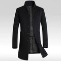 Urban Class Men's Quilted-Lining Long Coat