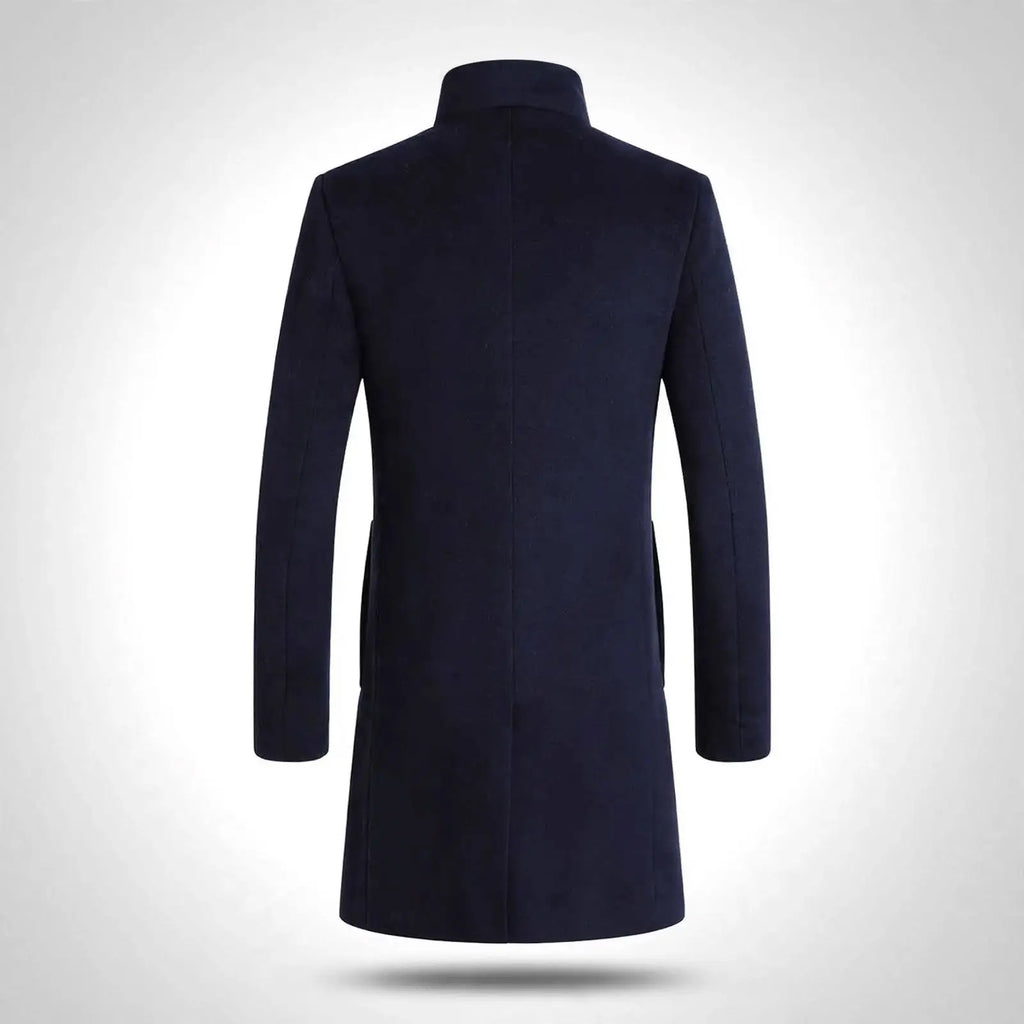 Urban Class Men's Quilted-Lining Long Coat