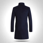 Urban Class Men's Quilted-Lining Long Coat