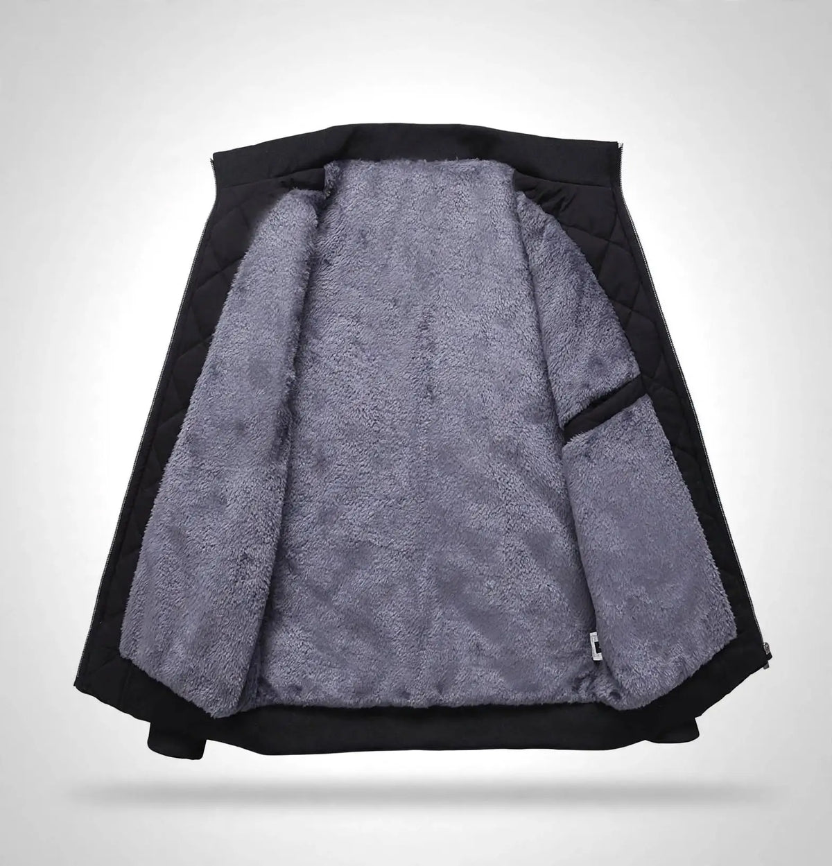 Fros Quilt Men's Fleece-Lined Quilted Jacket
