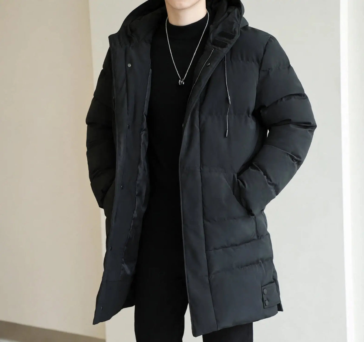 Urban Shield Men's Longline Puffer Jacket