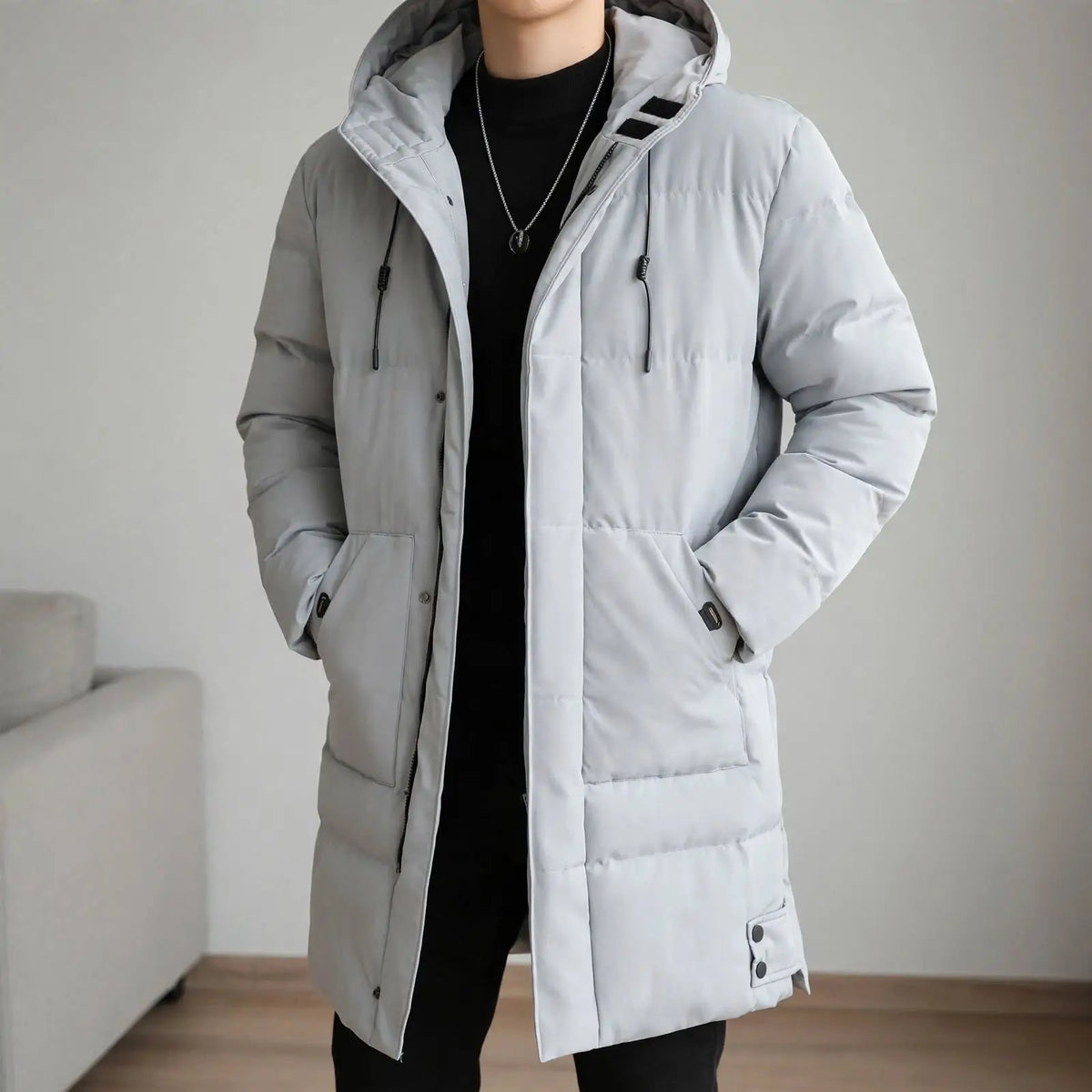Urban Shield Men's Longline Puffer Jacket