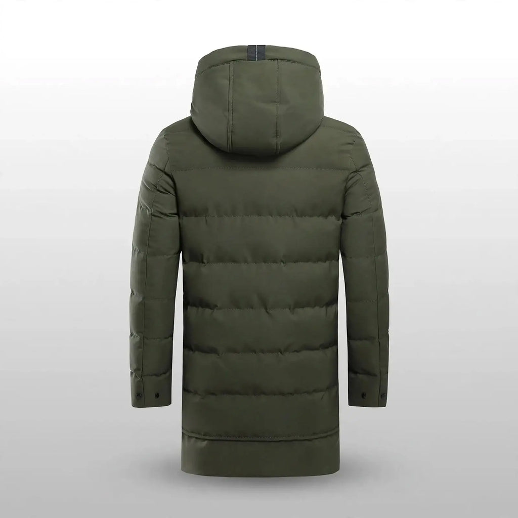 Arctic Ridge Longline Hooded Puffer Coat