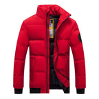 Men's Thick Puffer Jacket – High Collar Winter Coat