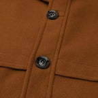 Men’s Classic Long Coat – Single-Breasted Overcoat