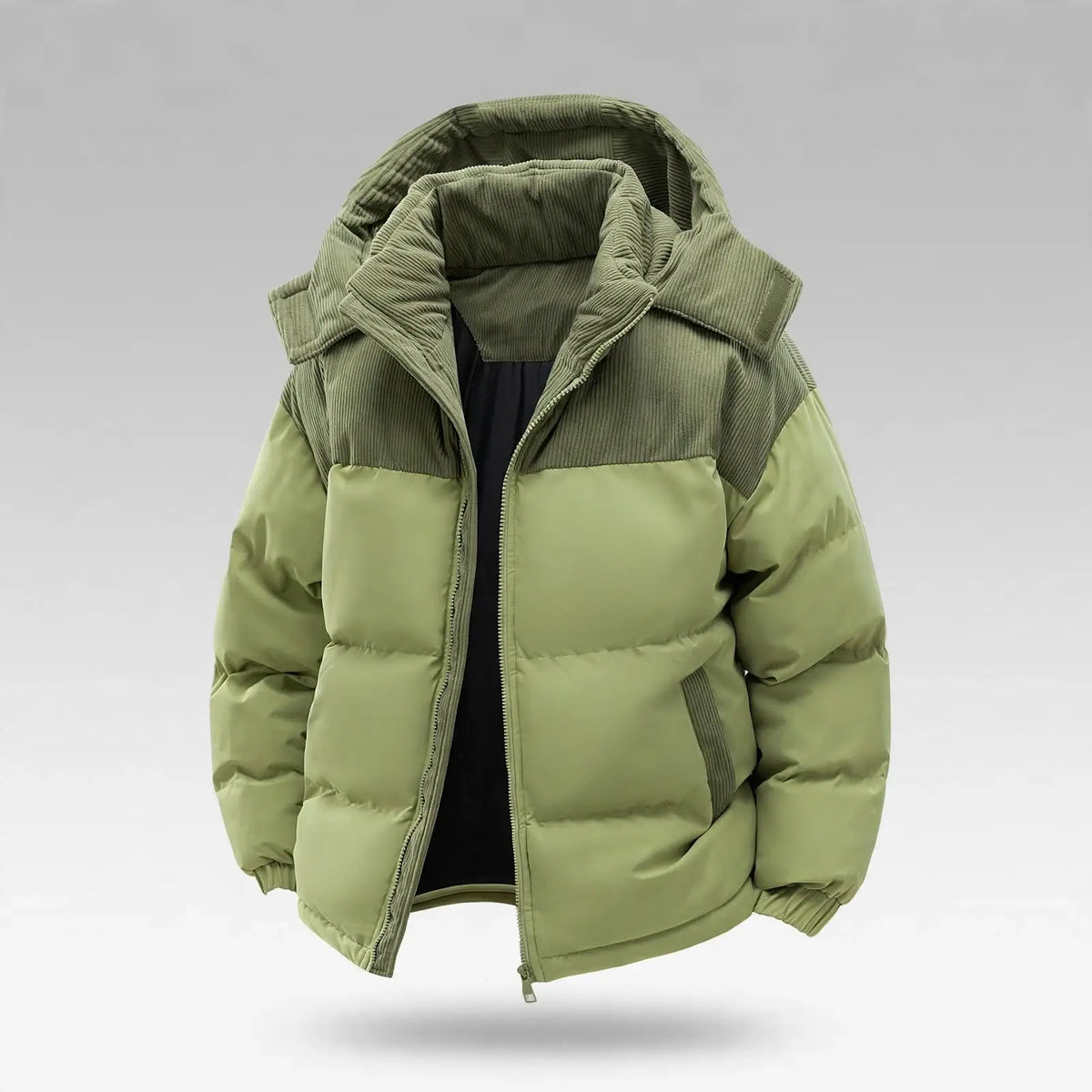 Frost Guard Men's Fleece-Lined Puffer Jacket